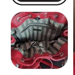 Adrienne Vittadini Red Leather Purse