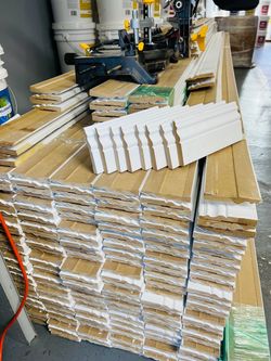 Mdf baseboard 5 1/2 $0.93ft / molduras