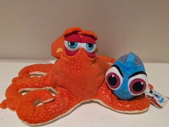 Disney Pixar Disney Store Finding Dory Hank the Octopus and Dory Plush
