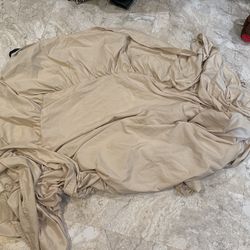 Cream Bed Skirt