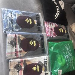 Bape Shirts Denim Tear Hoodie