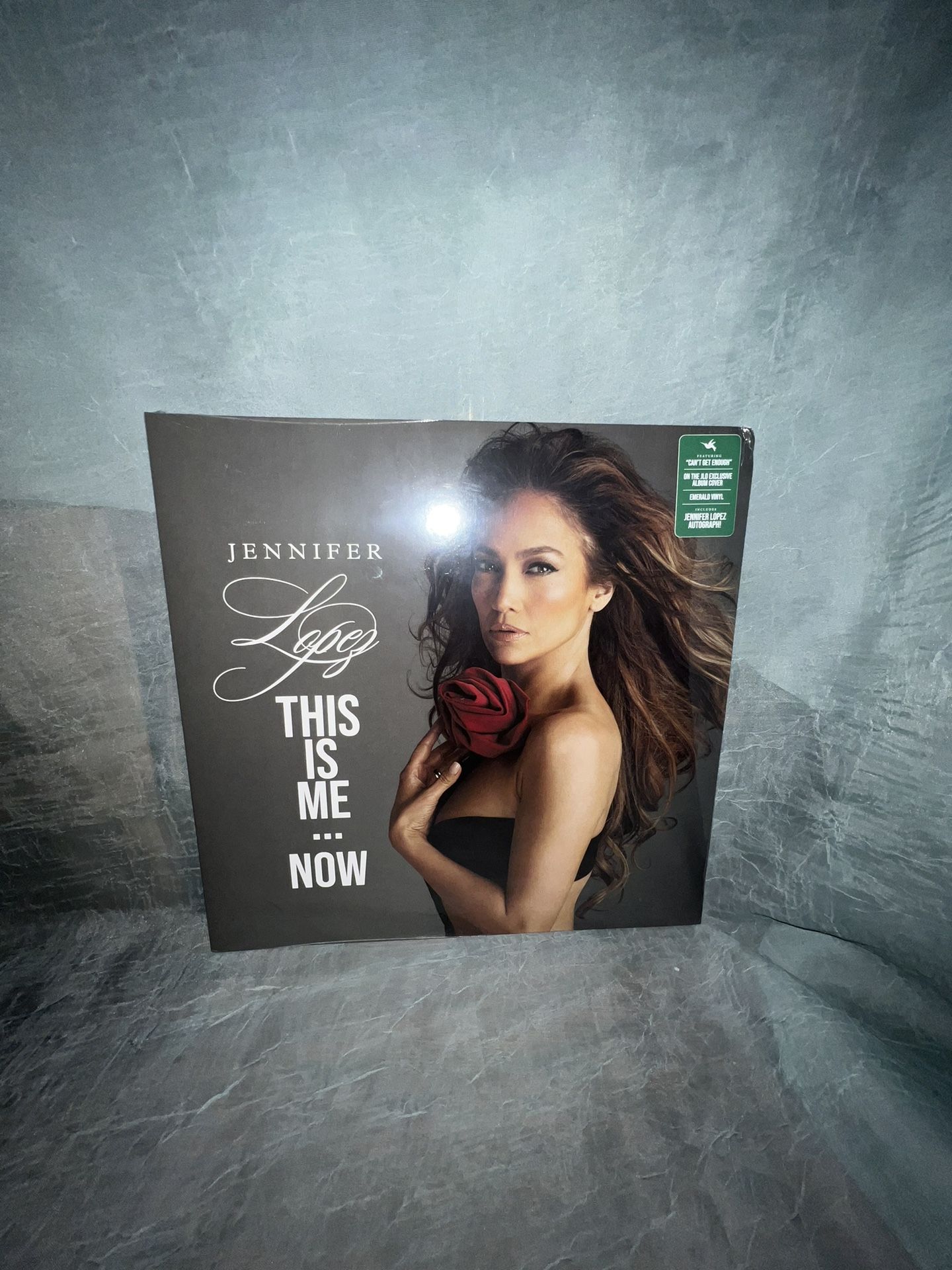 JENNIFER LOPEZ SIGNED This Is Me...Now On The JLO Exclusive Emerald Vinyl
