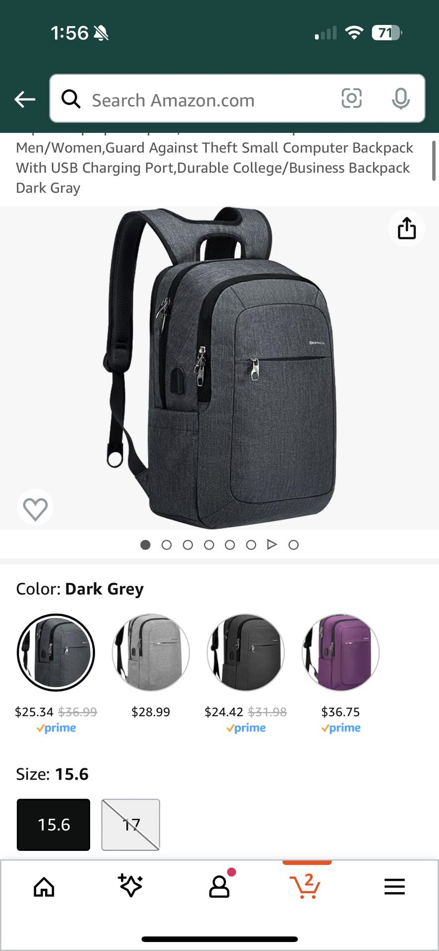 Herschel Black Backpack 