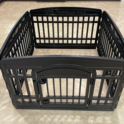 DOG OR CHILD PLAYPEN-EACH SECTION IS 33” LONG. ONE SECTION IS A LOCKABLE DOOR.