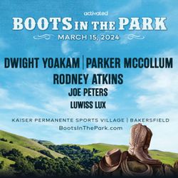 Boots In The Park Ticket