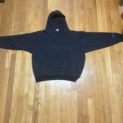 Essentials Fear Of God Black Hoodie