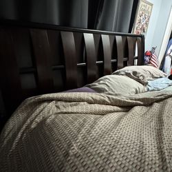 Bedroom Set . Dresser , Night Stands , Bed Frame .