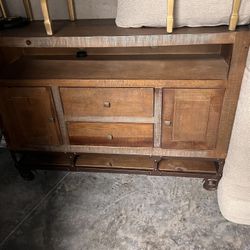 Tv Stand With Large Amount Of Storage,  On Wheels