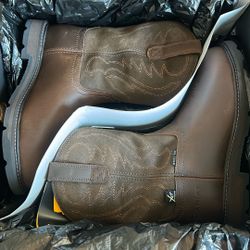 ARIAT WORK BOOTS Size 8.5 D - W/MetGuard Steel Toe