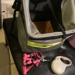 Pet Carrier And Harness 