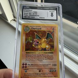 1999 Shadowless Charizard Holo 