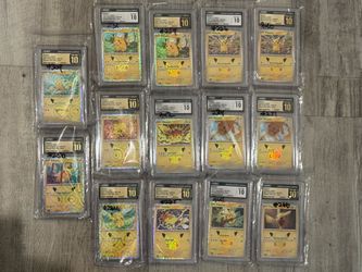 Pikachu 30th Celebration CGC 10 & PRISTINE Slabs