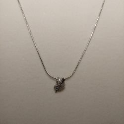New 925 Silver Heart Chain 