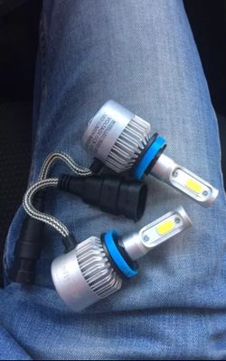 2 pcs LED Car Headlights, Fogs, or Daytime (White 6500k, 8000 Lumens) *6 Months Warranty*