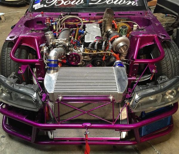 Griffin V Mount Intercooler and Radiator Setup Custom Universal Drift
