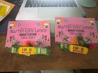 ACL Weekend One 3-Day GA — 2 Wristbands — $600 obo