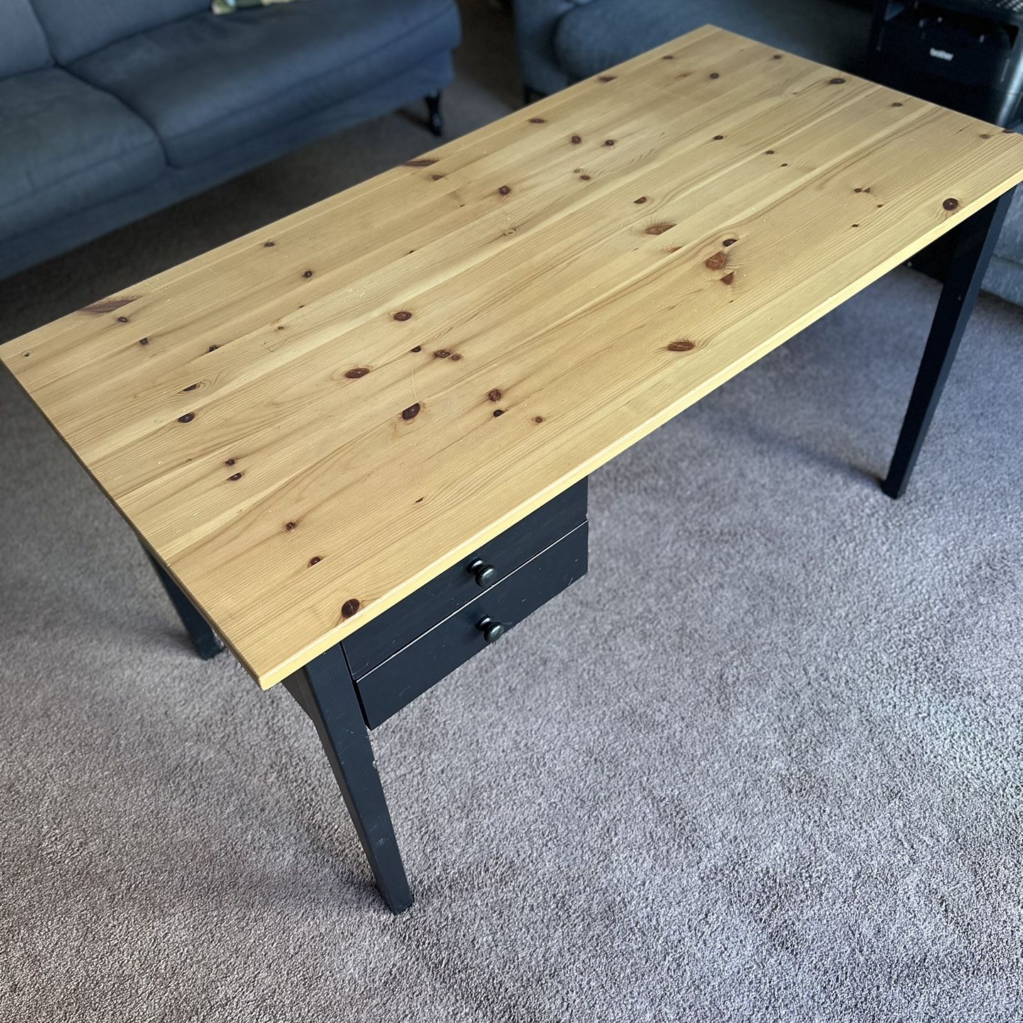 Desk IKEA - ARKELSTORP - Black / Wood for Sale in Los Angeles, CA
