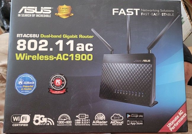 ARUS RT-AC68U Dual Band Router NEW