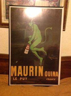 Maurin quina liquor advertising poster