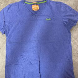 Superdry V-neck slub short sleeve t-shirt