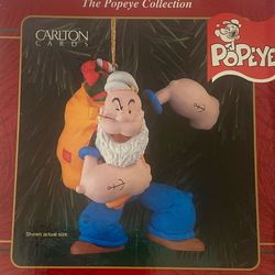 Vintage Popeye Christmas Ornament - Carlton Cards Heirloom Collection