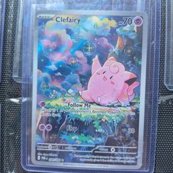 Lillie's Clefairy ex Special Illustration Rare Holo Sv09 184/159 HP190 EN