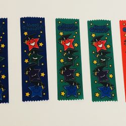 NEW “Happy Graduation” Award Ribbons - 5 Piece