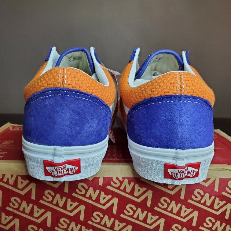 Vans Old Skool Royal Blue/Apricot Buff Men Size 9.5, Women Size 11 Size 7 - Vans Old Skool P&C - Royal Blue Apricot Buff for  main image 3