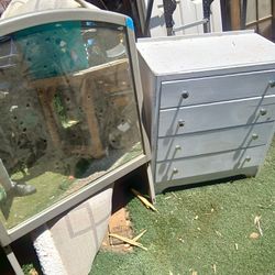 Dresser And Mirror