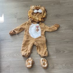 Cowardly Lion Baby Costume 18M