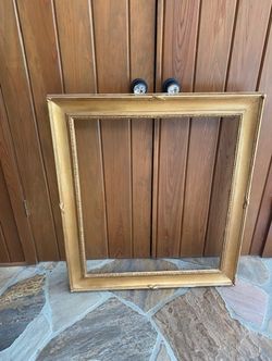 Gold Wood Picture Frame 32" by 36"