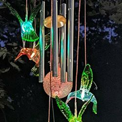 Hummingbird Wind Chime

 6 Color Changing LED Lights Waterproof 


