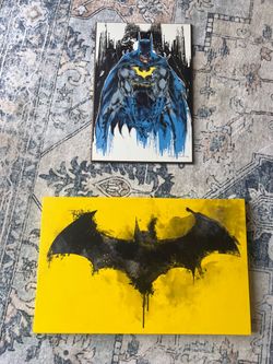 Batman Wall Art Prints Set of 2