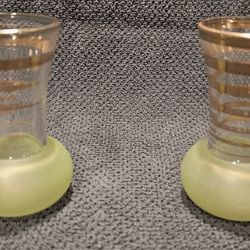 Green Cordial Glasses