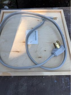 6ft 3-Prong Power Cord is designed specifically for electric built-in/ integrated dryers and ranges.