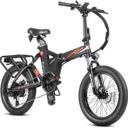 For Sale: Like-New Eahora Folding E-Bike - 750W Motor, Fast Charge Battery, Full Suspension!