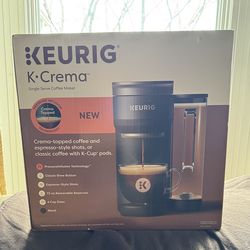 Keurig K-Crema - New in box