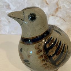 Jorge Wilmot Pottery Vintage Bird Figurine Signed W