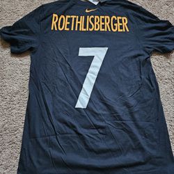 New Pittsburgh Steelers #7 Ben Roethlisberger Nike Jersey Shirt Football Mens Medium