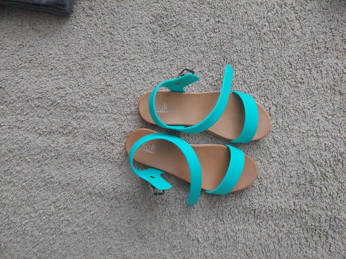 Green Rubber Sandles