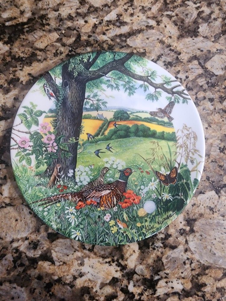 4 Wedgwood Fine Bone China Plates By Colin Newman’s Country Panorama Series