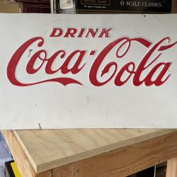 Vintage Coca Cola Metal Sign