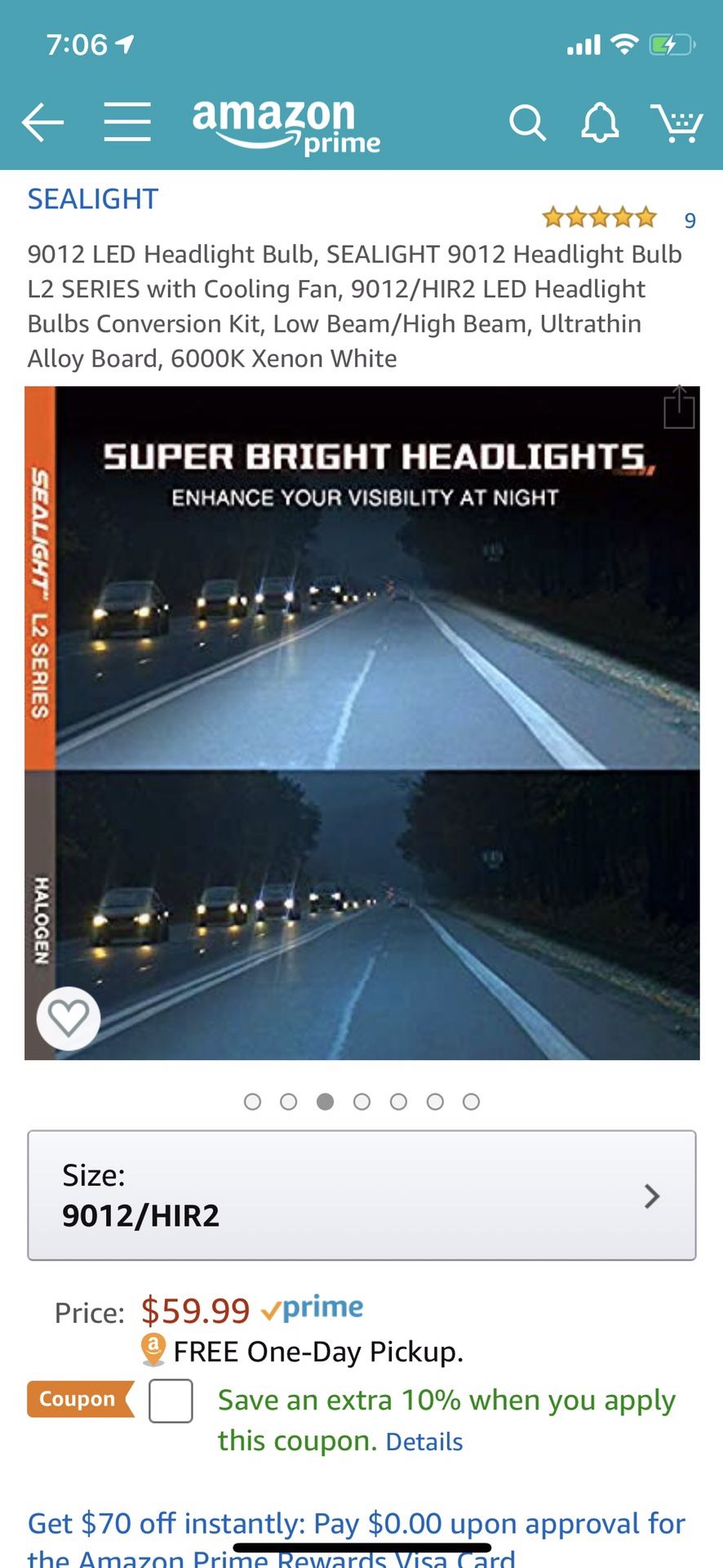 LED Car led headlights kit leds H4 H7 H8 H9 H9 H11 H10 9003 9004 9005/HB3 9006/HB4 9007 9008 H13 All size in stock Pick up with your car inf