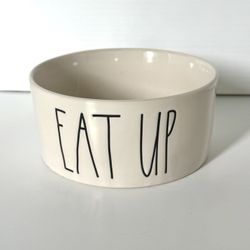 Rae Dunn Ceramic Dog Bowl