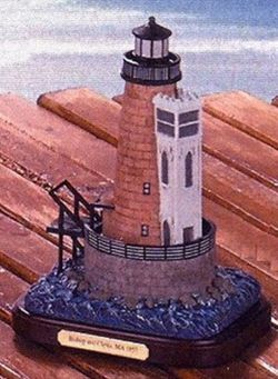 6. Lighthouse : Leftone's Historic American Lighthouse Lost Lights Bishop and Clerks, Massachusetts