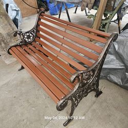 Vintage Cast Iron Benches 