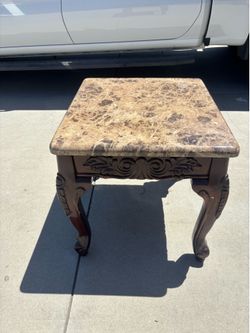 Marble Top End Table / Accent Table – $60 OBO