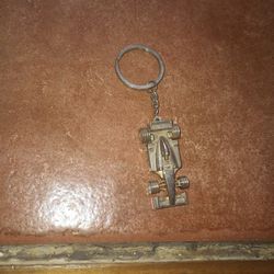 Vintage Race Car Key Chain 