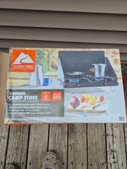 2 burner camp stove grill