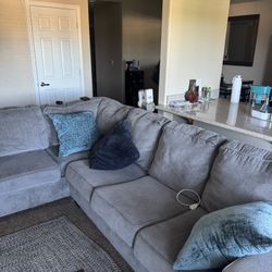 Gray Couch (pillows not Included) 